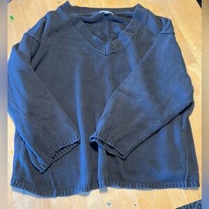 American Eagle Black pullover sweater oversized